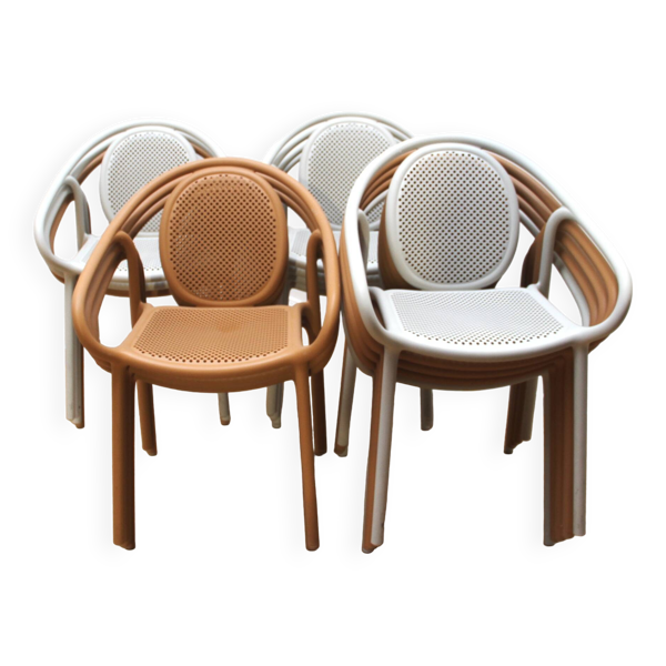 Suite de 14 chaises de jardin Pedrali