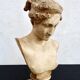 Antique-style plaster bust after Antonio Canova, "Hebe", circa 1900