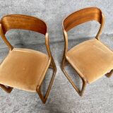Pair of Baumann Traineau chairs