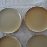 6 flat plates Grès Village CNP France