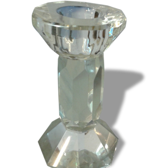 Glass candlestick