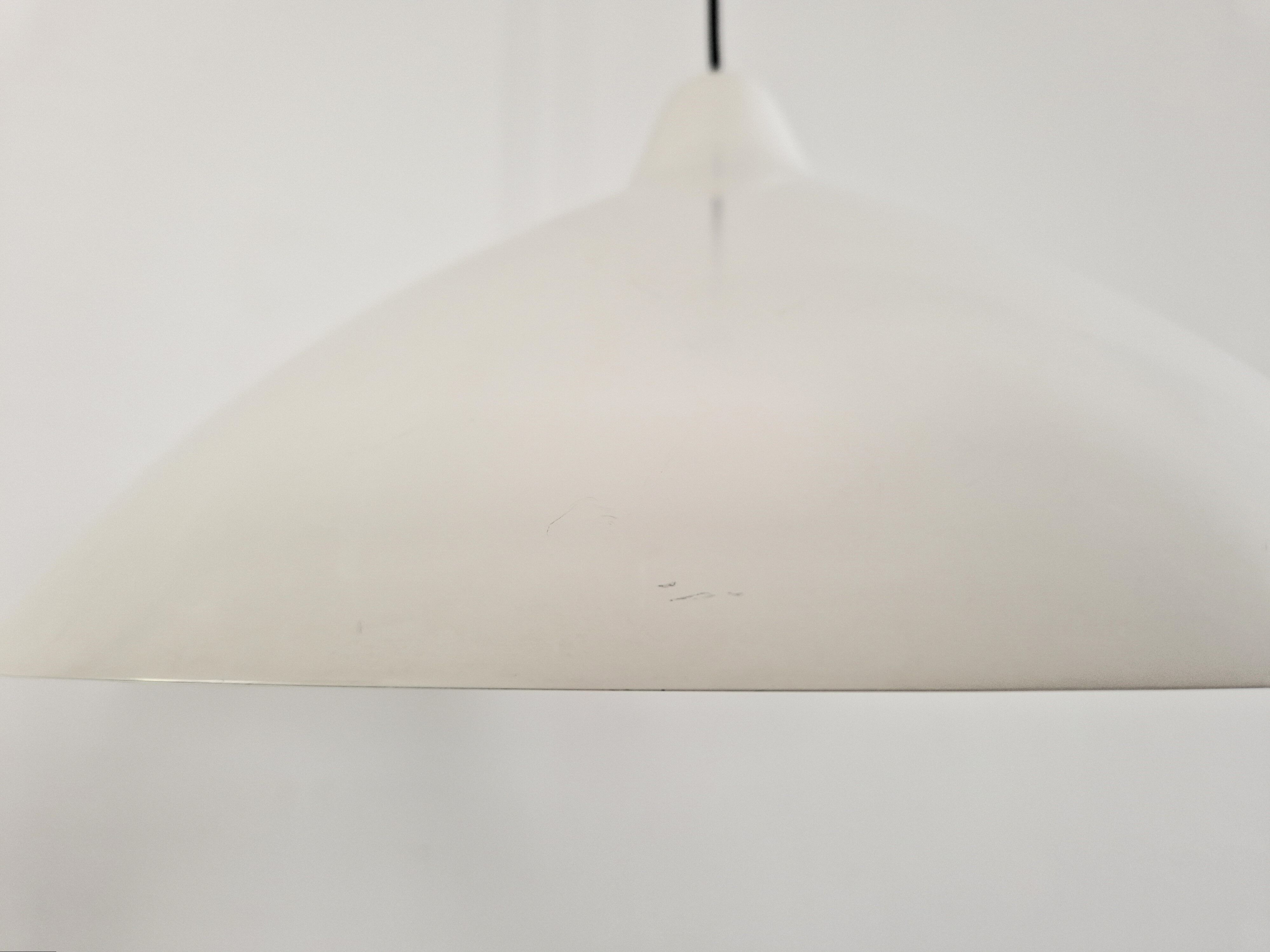 White metal pendant lamp by Lisa Johansson-Pape for Stockmann-Orno, Finland