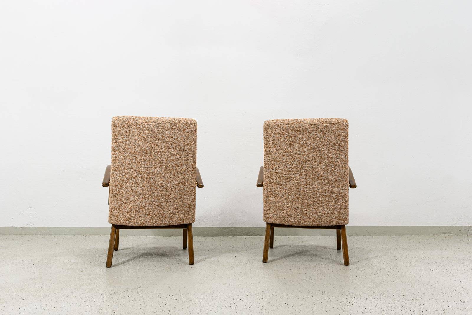 Armchairs type 53 by J. Smidek, Ton, Czechoslovakia, 1960s, set of 2