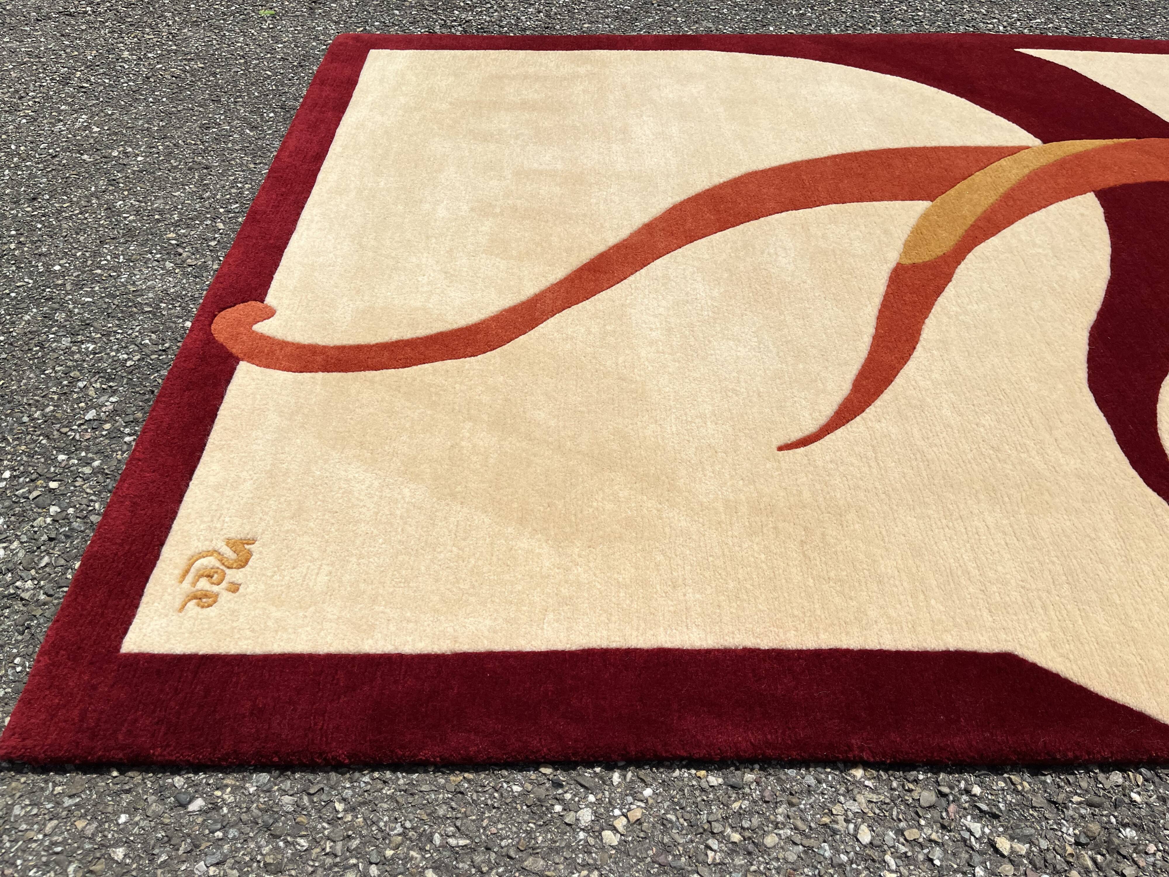 Aubusson rug by paulette née art rug 140x200cm