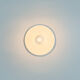 Set of 3 vintage disc wall lamps, 'Charlotte Perriand' for 'Les Arcs', 1970s.