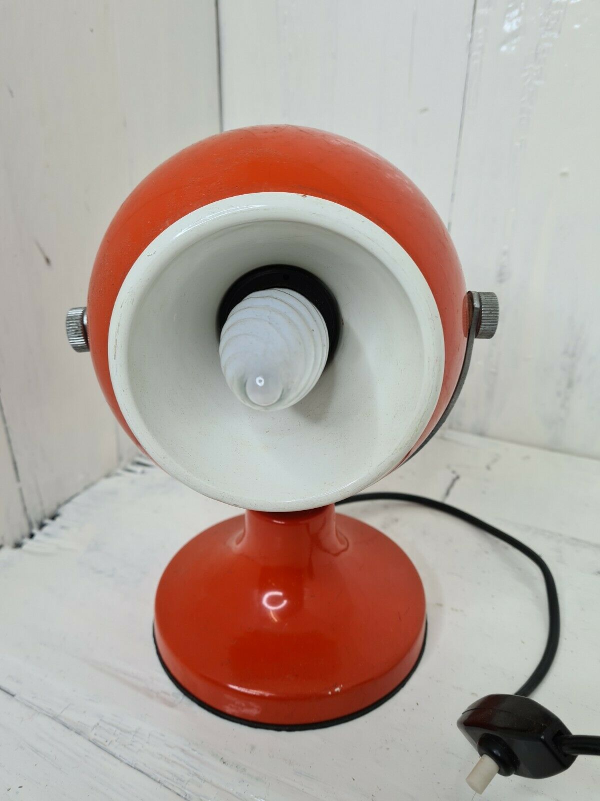 Vintage orange table lamp