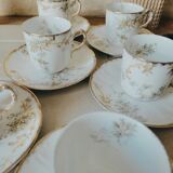 6 fine porcelain coffee cups