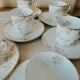 6 tasses à café en porcelaine fine