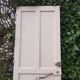 Old exterior entrance door solid H225xW86cm solid wood