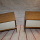 Vintage design bedside tables 70s