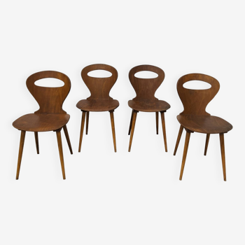 Lot de 4 chaises Fourmi de Baumann