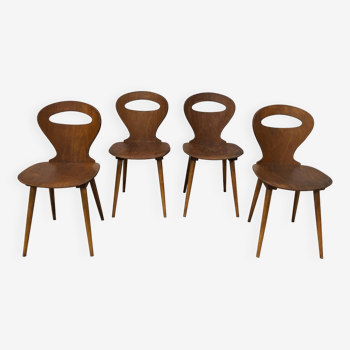 Set of 4 Fourmi chairs by Baumann