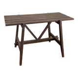 Side table with slats reconstruction period
