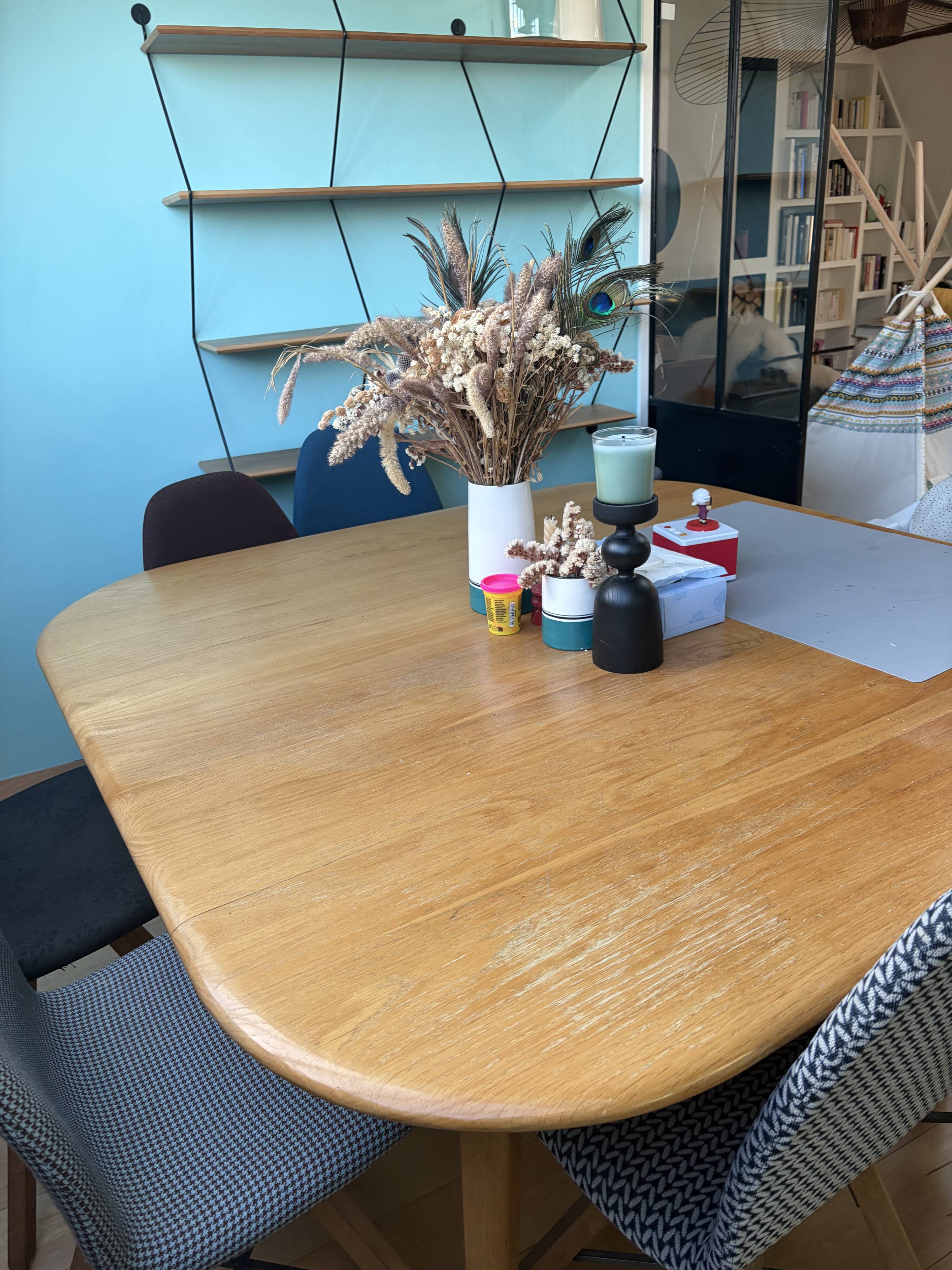 Oak dining table - From Caravane