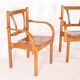 Pair of "organic" armchairs