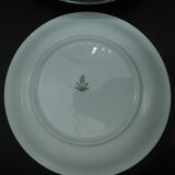 12 hollow plates Winterling Marktleuthen Bavaria White and silver