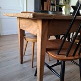 Table de ferme en noyer 200x80 8 pers.