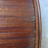 Old mail organizer with curtain