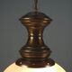 Vintage brass and glass pendant, Italy, 1960s