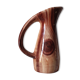 Earthenware decanter in false wood