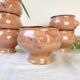 6 Vintage Emile Henry Ceramic Lion Head Onion Soup Bowls