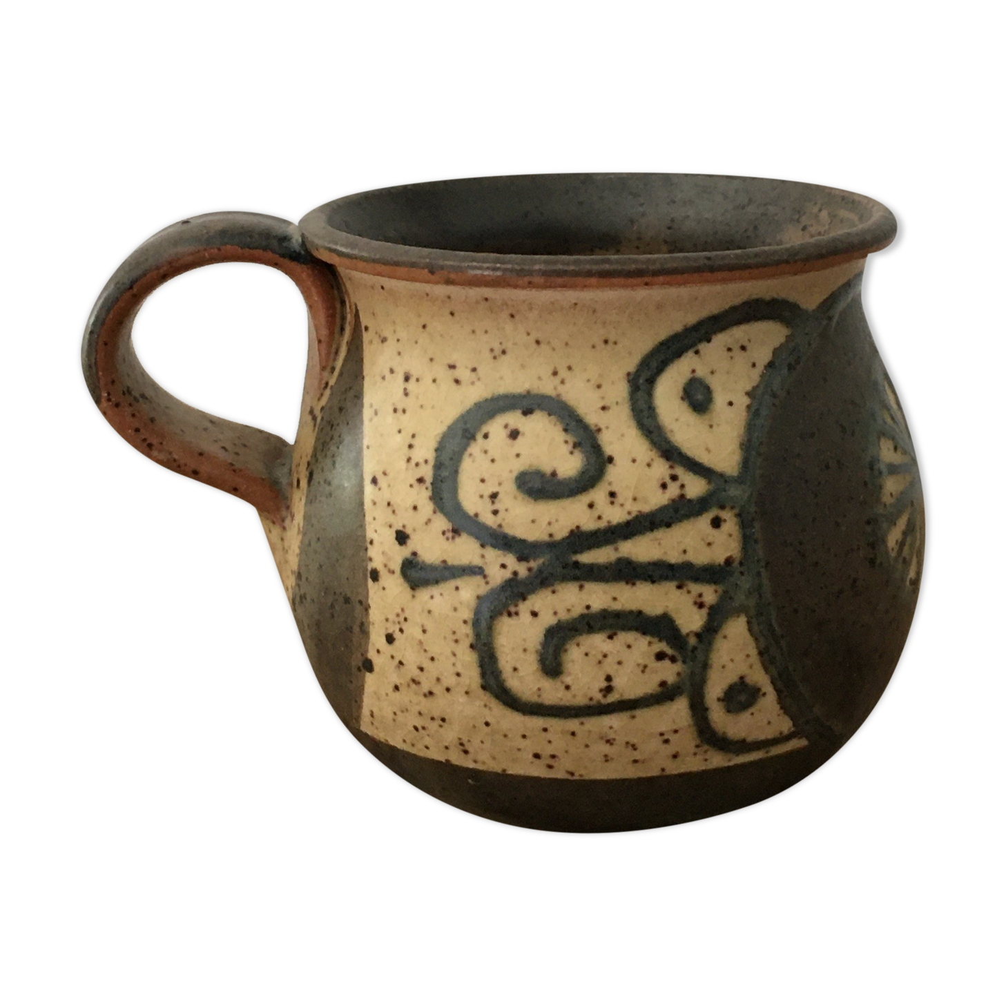 Odetta-style Breton décor cup