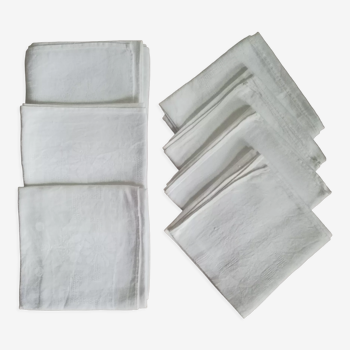 7 serviettes de table