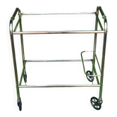 Vintage rolling server 1960-1970 gold metal