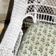 Vintage rattan kids garden armchair