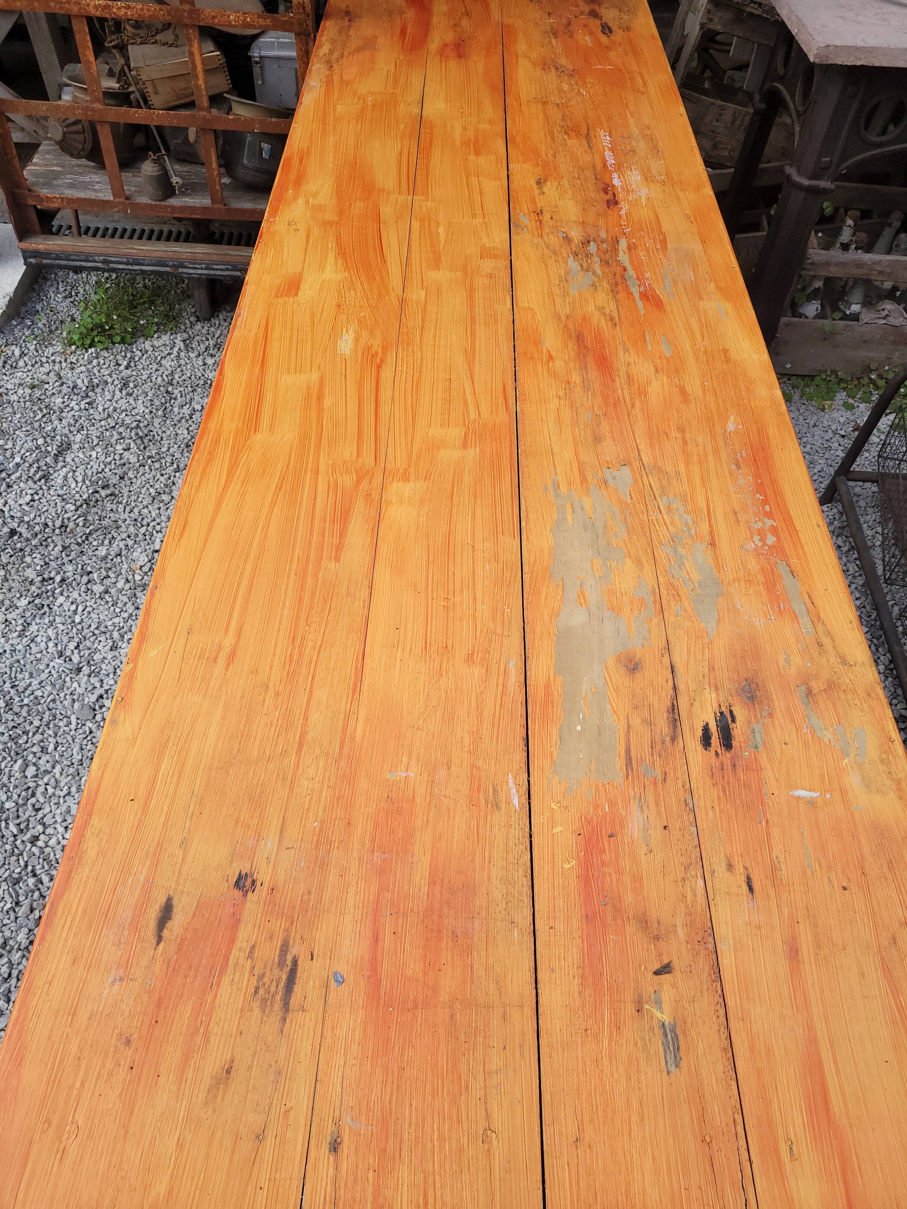 Farmhouse table 256cms long