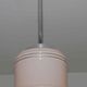 Suspension chandelier metal and opaline (Deutschland) art deco
