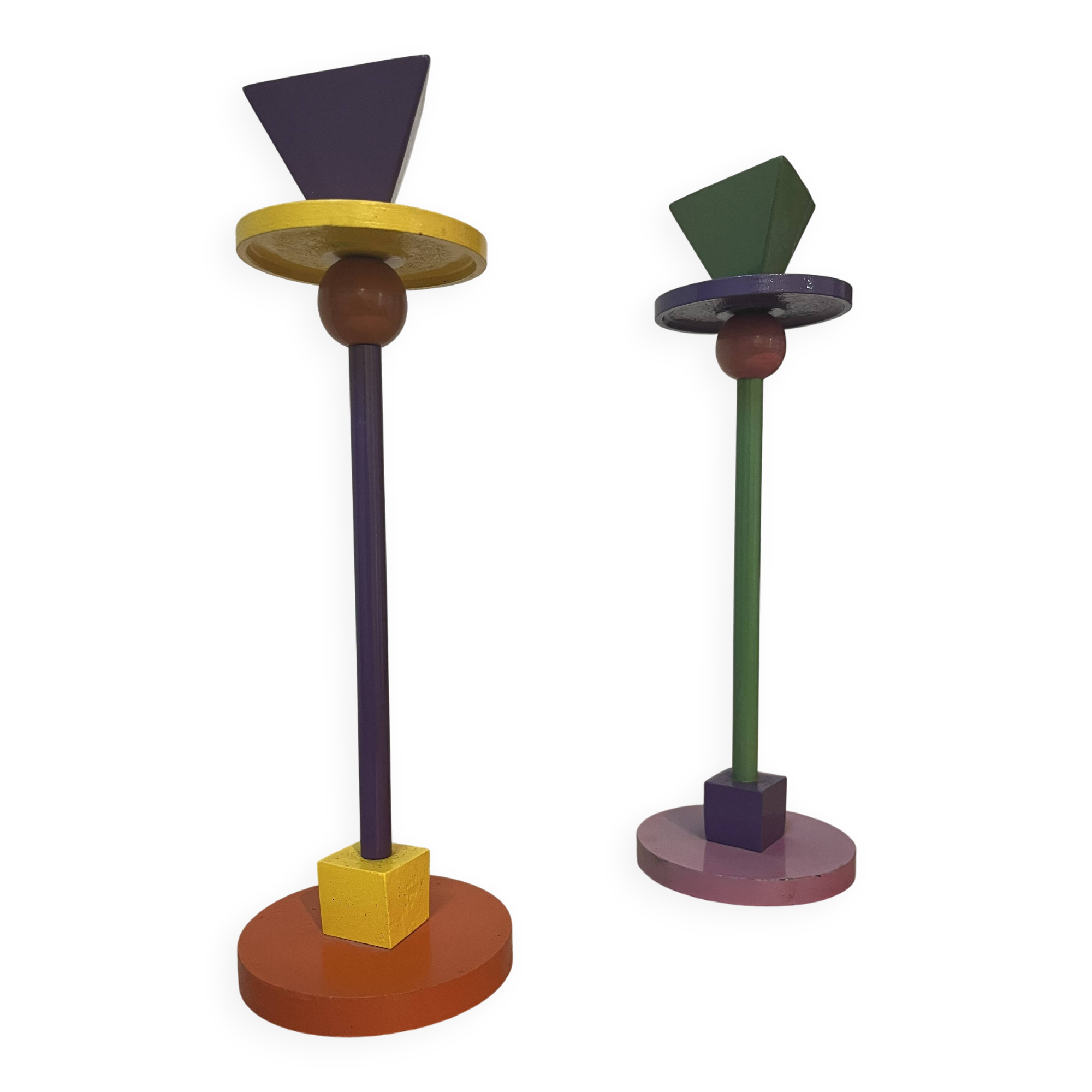 Pair of vintage Ikea candlesticks