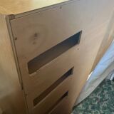 60s hi-fi system / record player and records cabinet