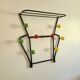 Porte manteaux vintage années 1960 boules miroir design Roger Feraud