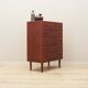 Commode danoise en teck, années 1970