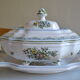 Tureen or vegetable dish in earthenware by Lallier in Moustiers