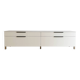 Cinna white lacquered TV stand - Everywhere Collection
