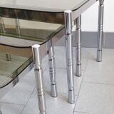 Set of 3 vintage nesting tables 1970