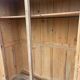 Parisian wardrobe / vintage wardrobe in raw wood