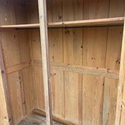 Parisian wardrobe / vintage wardrobe in raw wood