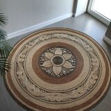 Round rugs in jute 180cm