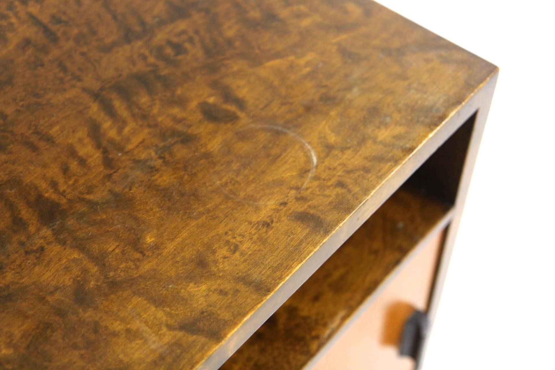 Birch bedside table, Axel Larsson for Bodafors, Sweden, 1960