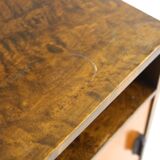Birch bedside table, Axel Larsson for Bodafors, Sweden, 1960