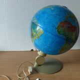 World map or terrestrial globe