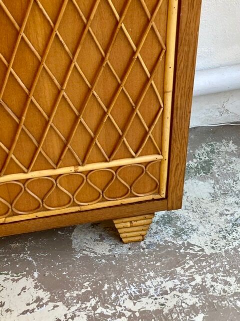 Rattan cabinet