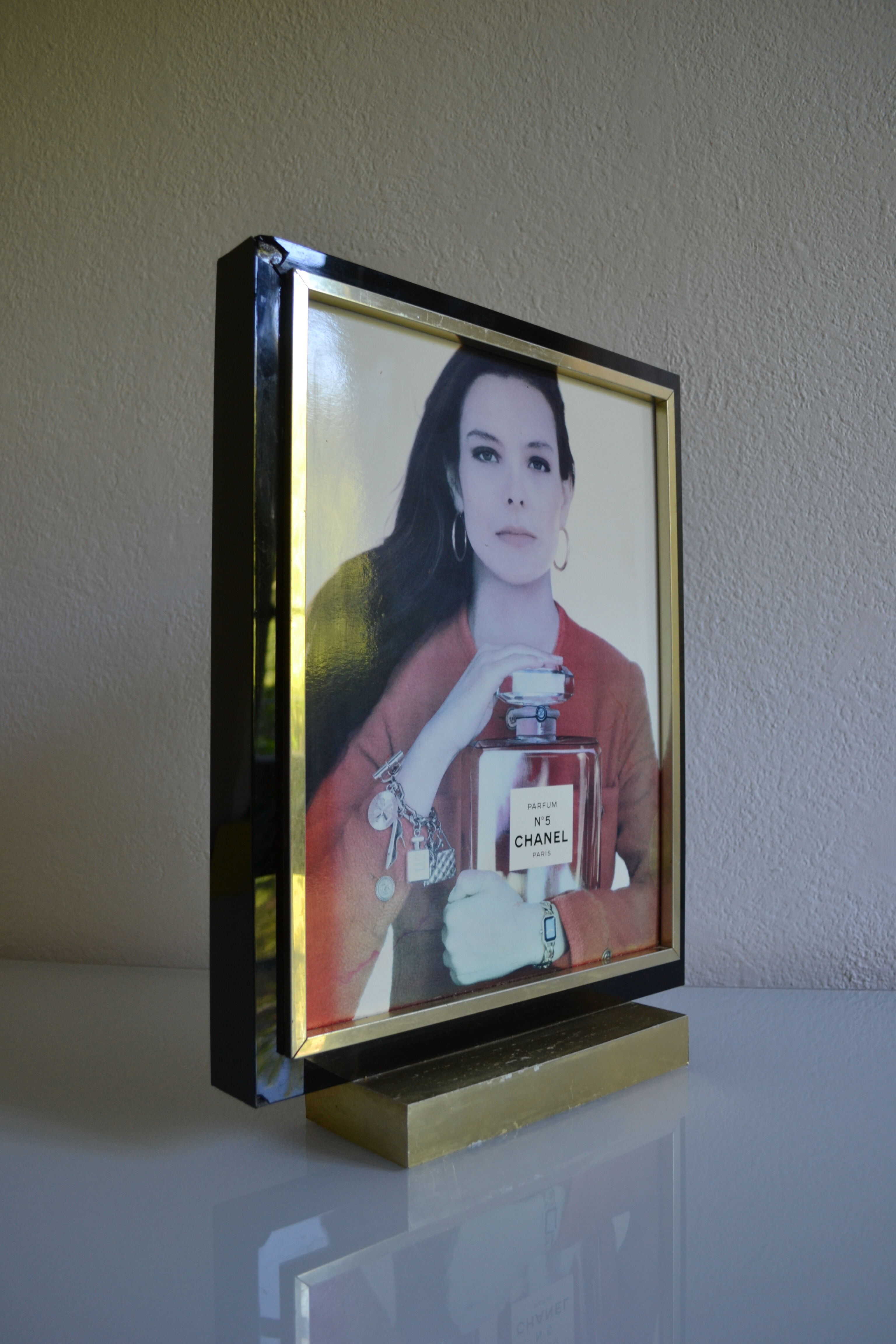 Vintage chanel boutique advertising sign n°5