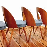 Set of five chairs, design. A. Suman, Tatra Nabytok, Czechoslovakia, 60s