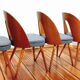 5 chaises, design. A. Suman, Tatra Nabytok, Tchécoslovaquie, années 60