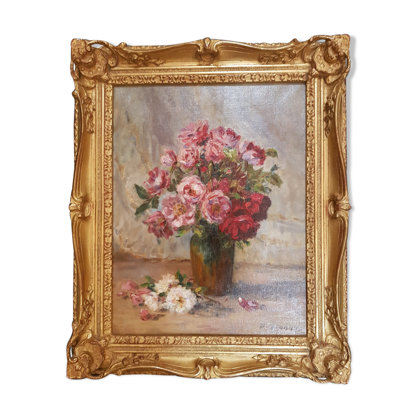 Painting Still Life with Roses