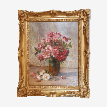 Painting Still Life with Roses